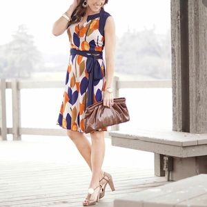 TORY BURCH Atley Tulip Print Dress